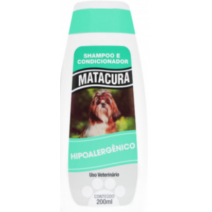 Shampoo Hipoalergênico Matacura para Cães e Gatos - 200ml