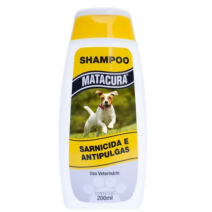 Shampoo Matacura Sarnicida e Antipulgas 200ml